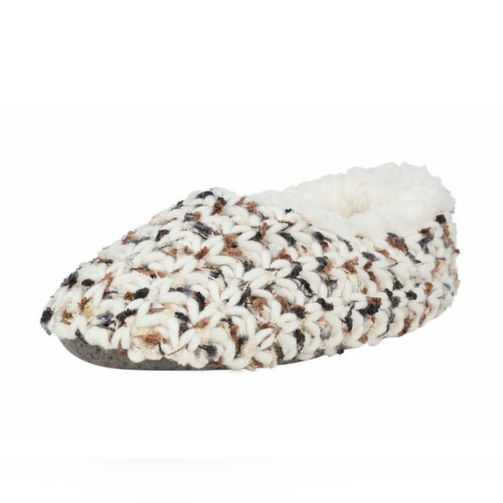 NWT Northeast Outfitters Women's Cozy Cabin Slippers Size S/M (Spacedye Brown)